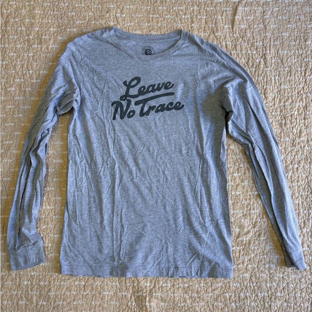 Parks Project Heather Gray Leave No Trace Long Sleeve Tee
